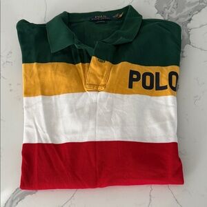 Polo by Ralph Lauren Colorblock Striped Polo Shirt